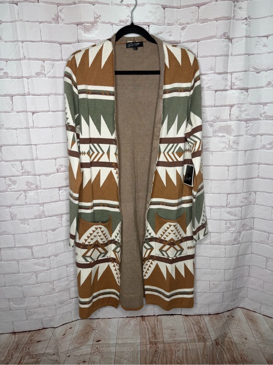 on 12th Sweaters - NWT On 12th Aztec Southwestern Open Front Duster Cardigan – Size Large